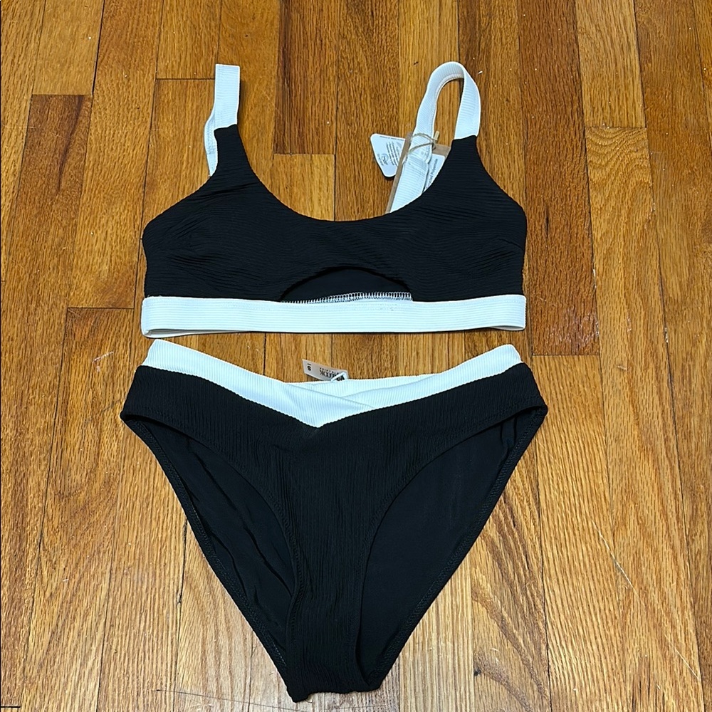 Black and White Bikini